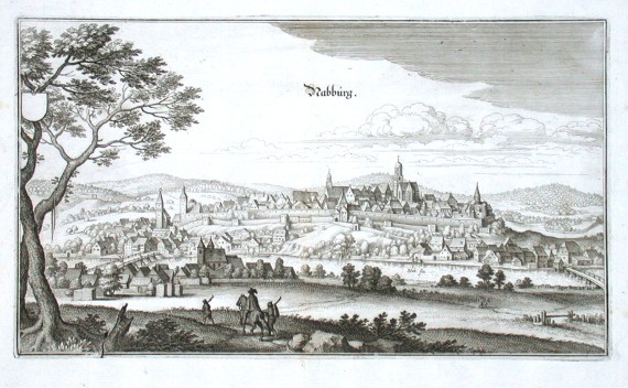 Nabburg - Antique map