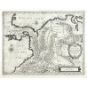 Colombia- Terra Firma et Novum Regnum Granatense et Popayan, copperplate map, Blaeu, 1630