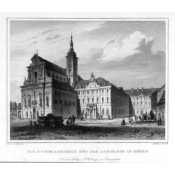 Die St. Thomaskirche und das Landhaus in Brünn