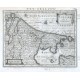 Hollandia Comitatus - Antique map