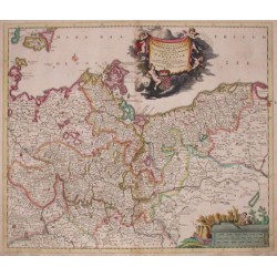 Marchionatus Brandenburgensis in quo sunt Vetus, Media et Nova Marchia et Ducatus Pomeraniae Tabula