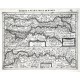 Descriptio Fluminum Rheni, Vahalis et Mosae - Stará mapa