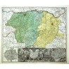 Parma a Piacenza - Status Parmensis sive Ducatus Parmensis et Placentinus, mědirytina, mapa, Homann, 1731