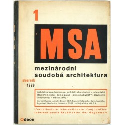 MSA 1. Mezinárodní soudobá architektura. Sborník 1929