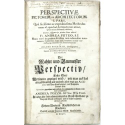 Perspectivae Pictorum ... Architectorum ... Der Mahler und Baumeister Perspectiv ...
