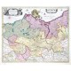 Electoratus Brandenburgi, Mekelenburgi, et maxima partis Pomeraniae novissima tabula - Stará mapa