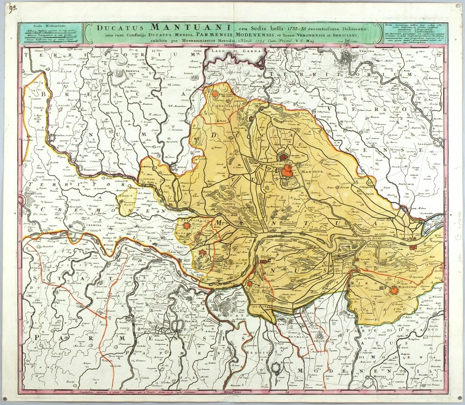 Ducatus Mantuani, ceu Sedis belli 1733-35 recentissima Delineatio