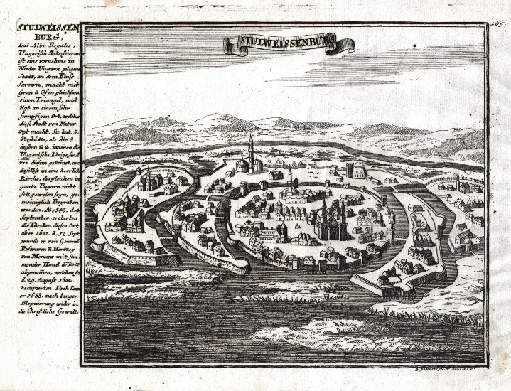 Stulweissenburg - Stará mapa