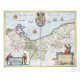 Pomeraniae Ducatus Tabula - Stará mapa