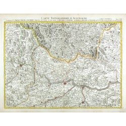 Carte Topographique d'Allemagne ... Duché d Autriche ... partie du Royaume de Boheme