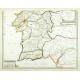 Parte Meridional do Reyno de Portugal - Alte Landkarte