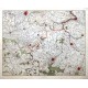 Beschreibung des Theils in Flandern, das dem Roemischen Reich zugehoeret - Antique map