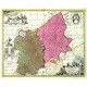 Salopiensis Comitatus cum Staffordiensi. Shropshire & Staffordshire - Antique map