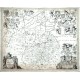 Comitatis Cantabrigiensis - vernacule Cambridgeshire - Antique map