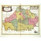 Comitatus Lageniae. The Countie of Leinster - Antique map