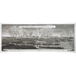 Kodaň - Königl. Dänemarck Haupt  Statt Coppenhagen, mědirytina, Merian, 1667