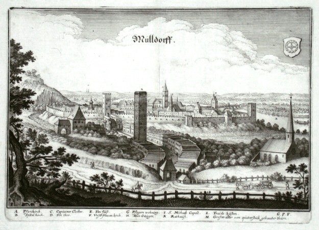 Mülldorff - Alte Landkarte
