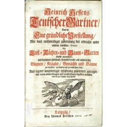 Heinrich Hessens Teutscher Gärtner