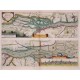 Nobilis Fluvius Albis - Antique map