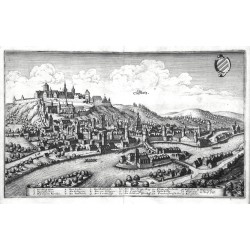 Kladsko - Glatz, mědirytina, Merian, 1640