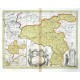 Comitatus Marchia et Ravensberg - Antique map