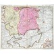 Delineatio Partis Brabantiae, Ditionis Bruxellensis et Lovaniensis - Stará mapa