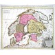 La Scandinavie et les Environs, ou sont Les Royaumes de Suede, de Danemark et de Norwege ... - Stará mapa