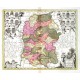 Wiltonia sive Comitatus Wiltoniensis. Anglis Wilshire - Antique map