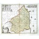 Comitatus Northumbria vernacule Northumberland - Antique map