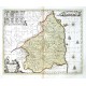 Comitatus Northumbria vernacule Northumberland - Alte Landkarte