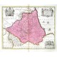 Episcopatus Dunelmensis Vulgo The Bishoprike of Durham - Antique map