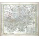 Accurate  Delineation derer  Aemter  Schwartzenberg  Wolckenstein Grunhayn Wiesenburg - Antique map