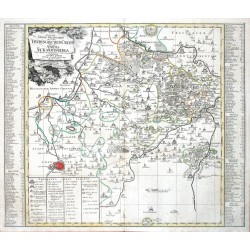 Accurate Geogr. Delineation des  Ammtes Eckardtsberga