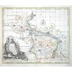 Accurate  General Ris des Stiffts Merseburg - Antique map