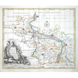 Accurate  General Ris des Stiffts Merseburg