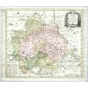 Accurate  Delineation der Graffschafft Mannsfelt Sowohl Chur Sächsisch: als Brandenb. Hoheit