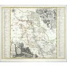 Saxony - Wurzen - Eilenburg - Bad Düben - copperplate map, Schenk, 1760