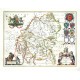Westmoria Comitatus, Anglice Westmorland - Antique map