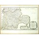 Anciens Royaumes de Mercie, et East-Angles - Antique map