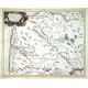 Partie occidentale de la Lapponie Suedoise - Antique map