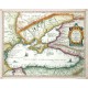 Black Sea - Pontus Euxinus - Antique map