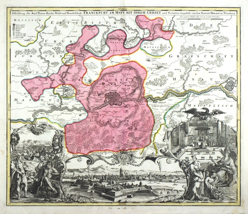 Abbildung der Keysrl. Freyen- Reichs- Wahl- und- Handelstatt Franckfurt am Mayn