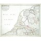 Provinces Unies des Pays Bas - Antique map