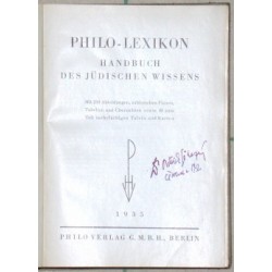 Philo-Lexikon. Handbuch des jüdischen Wissens.