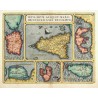 Ostrovy Středozemního moře - Insularum aliquot Maris Mediterranei descriptio, mědirytina, Ortelius, 1595