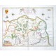 Comitatvvm Boloniae et Gvines descriptio - Antique map