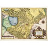 Perugia - Perusini agri ... descriptio, copperplate map, Ortelius, 1584