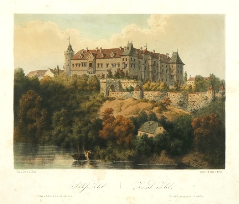Schloss Žleb. Zámek Žleb.