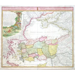 Carte de l'Asie Minevre - Asiae Minoris Veteris et Novae