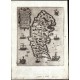 Rhodi insula et citta memorabile - Antique map